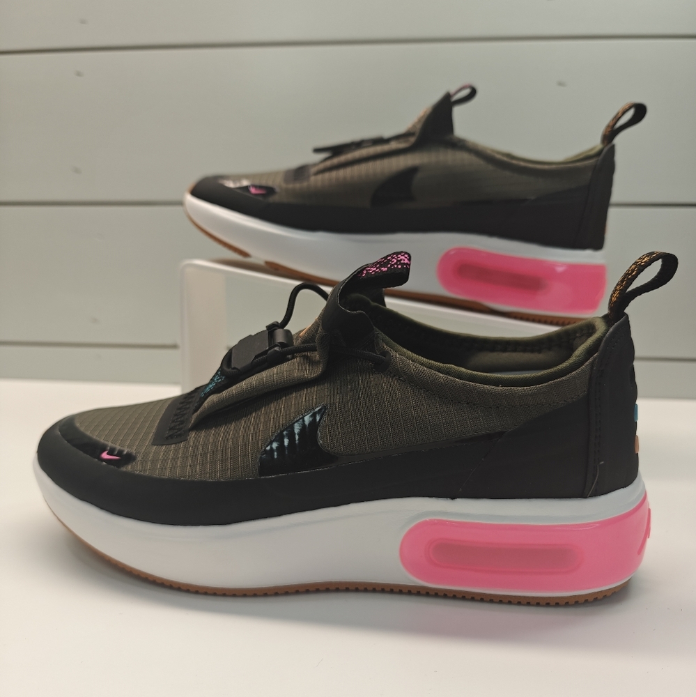 Nike Air Max DIA Winter Cargo Khaki Black Casual Running Sneakers size Women's 8 - Picture 4 of 9